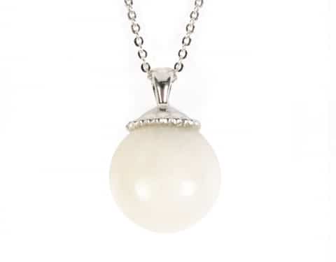 Georgia Marble - White Georgia<sup></noscript>TM</sup> necklace
