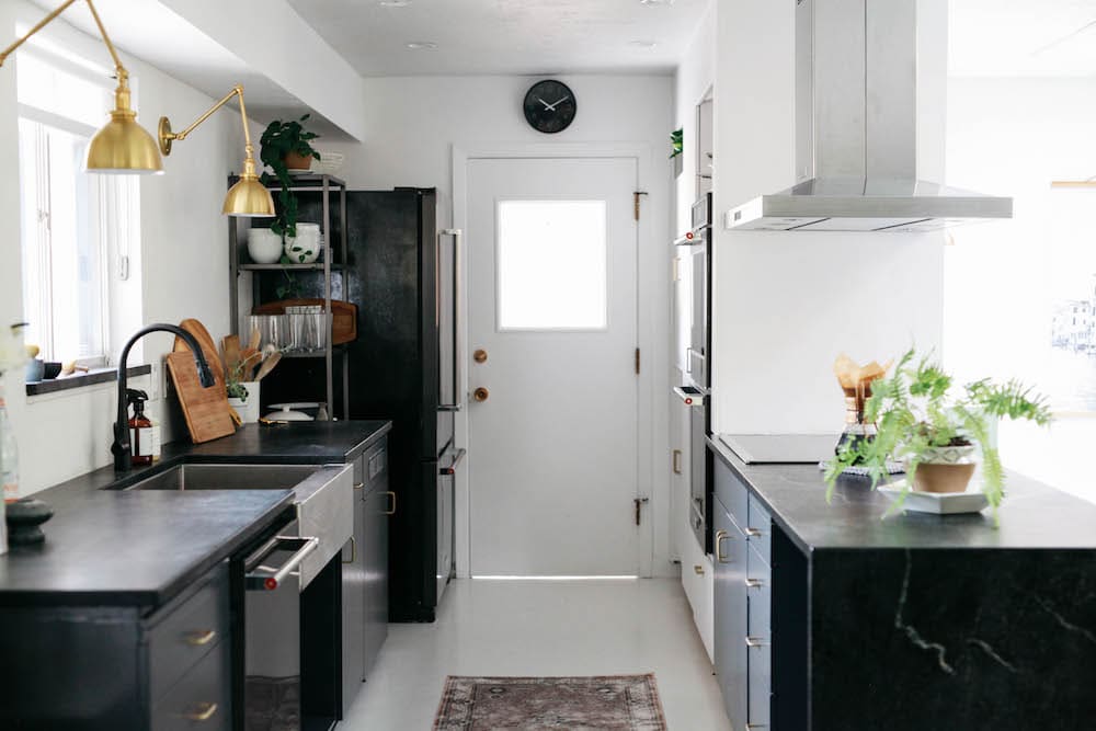 Matte Black Kitchen
