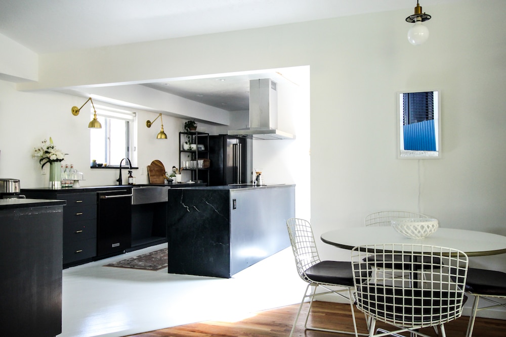 Matte Black Kitchen