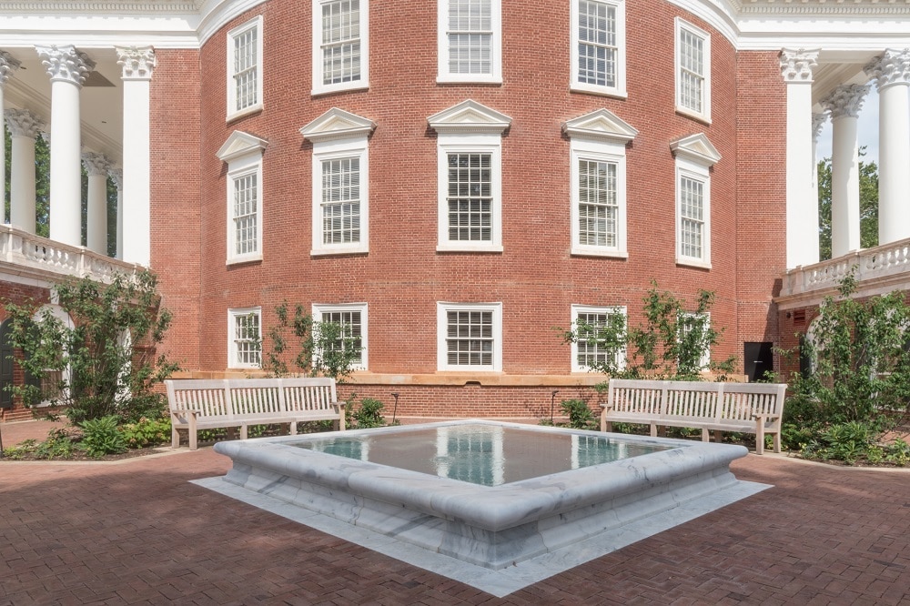 UVA Rotunda Fountain