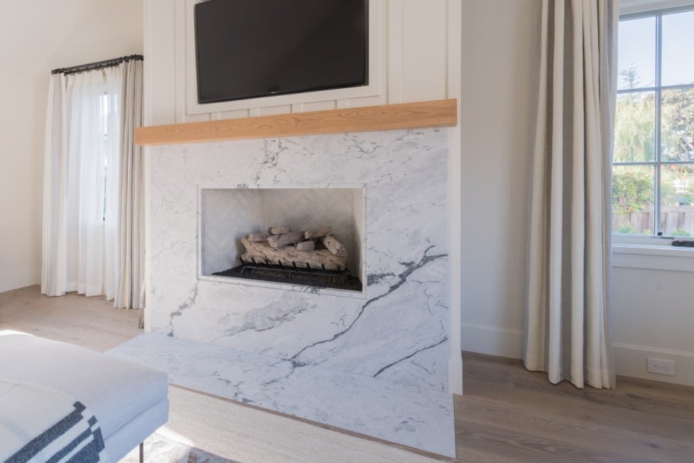 Cozy Master Bedroom Fireplace