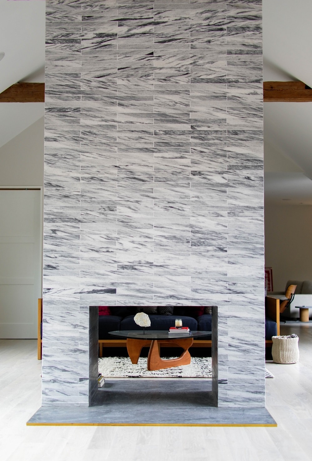 Double Sided Beach House Fireplace