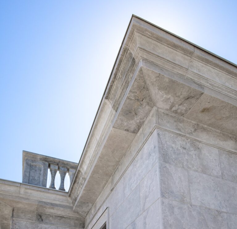 How Do You Fabricate a Neoclassical Stone Mansion? With Tools, Talent and a Whole Lot of Marble.