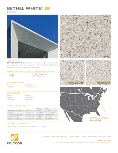 Granite - Polycor Inc.