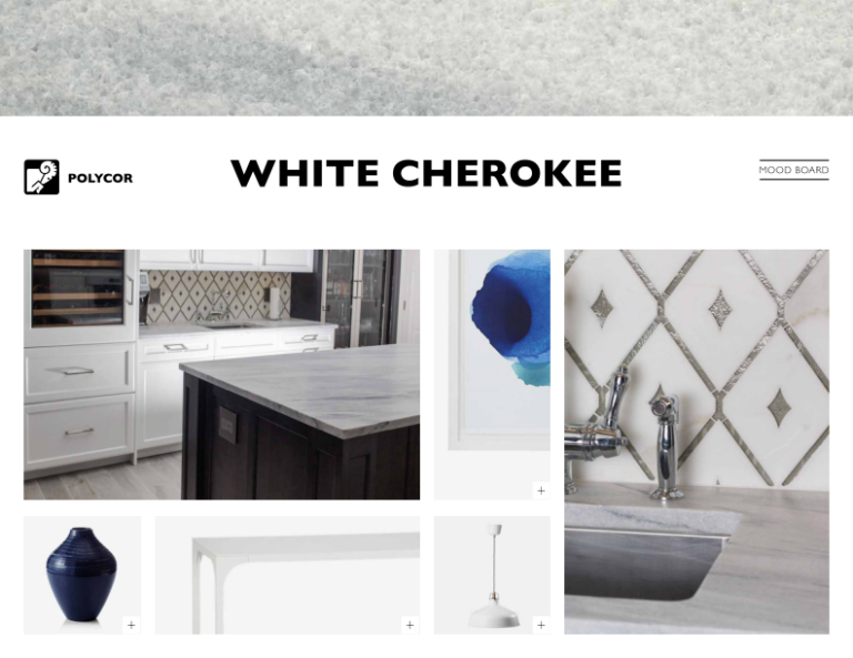 GEORGIA MARBLE™ – WHITE CHEROKEE™ Design Guide