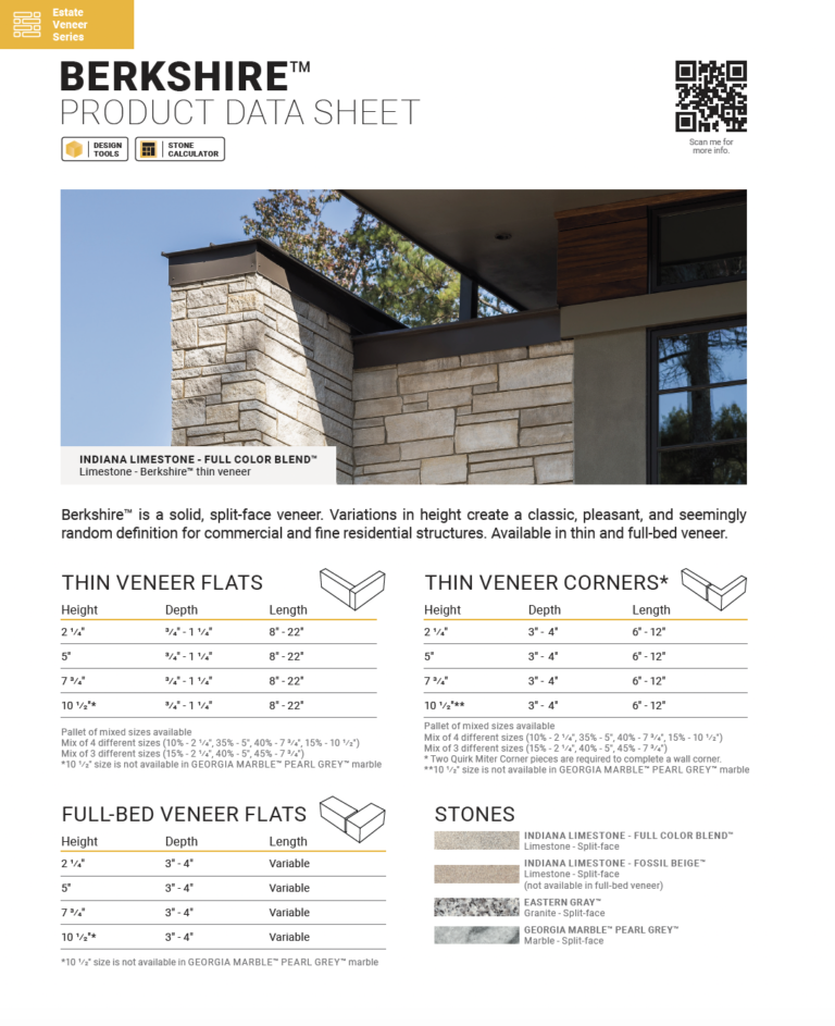 Berkshire™ Product Sheet