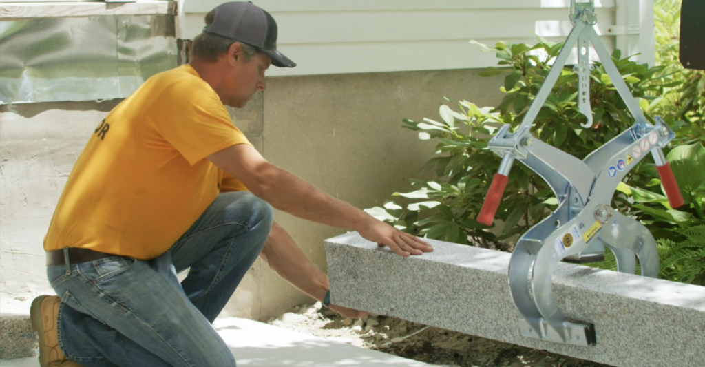 How to Install Granite Entry Steps Polycor Inc.