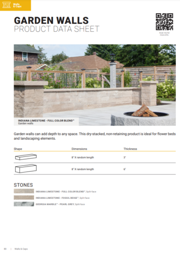 Polycor Brochure.pdf Garden Walls Product Sheet - Polycor Inc.