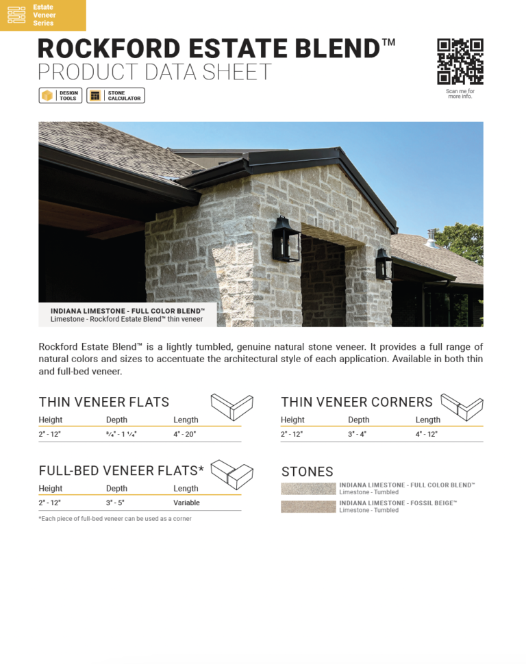 Rockford Estate Blend™ Product Sheet