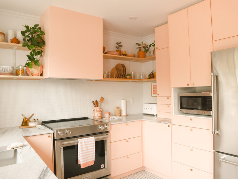 Fleur Maison Pink Marble Kitchen