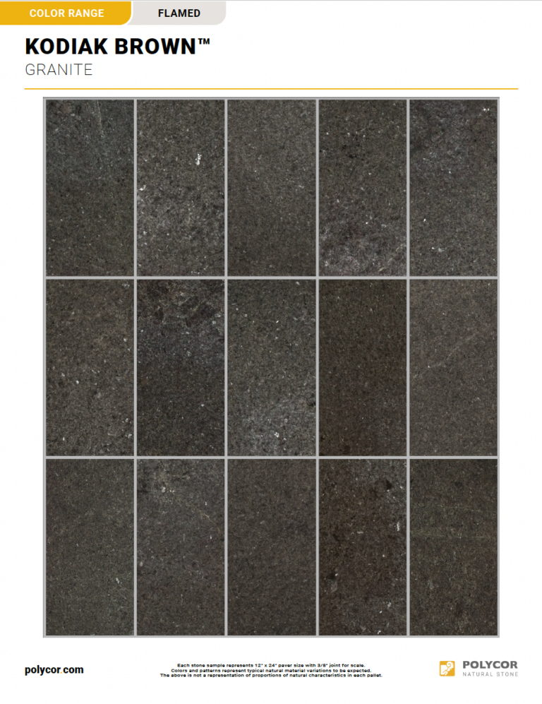 KODIAK BROWN™ FLAMED Range Sheet