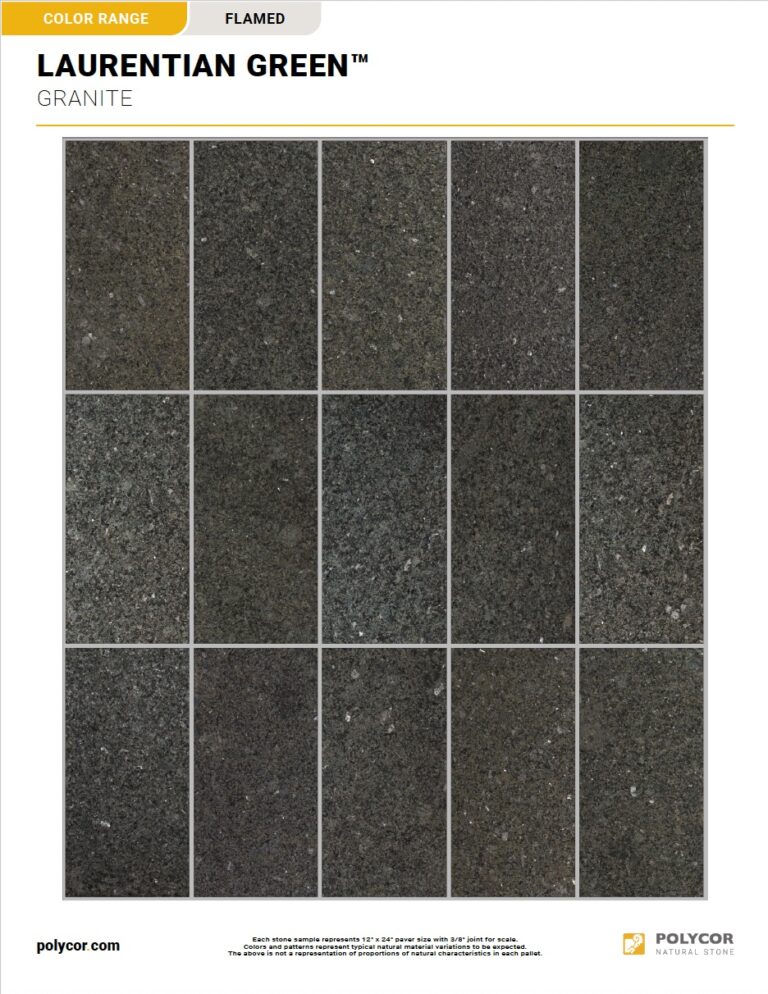 LAURENTIAN GREEN™ FLAMED Range Sheet
