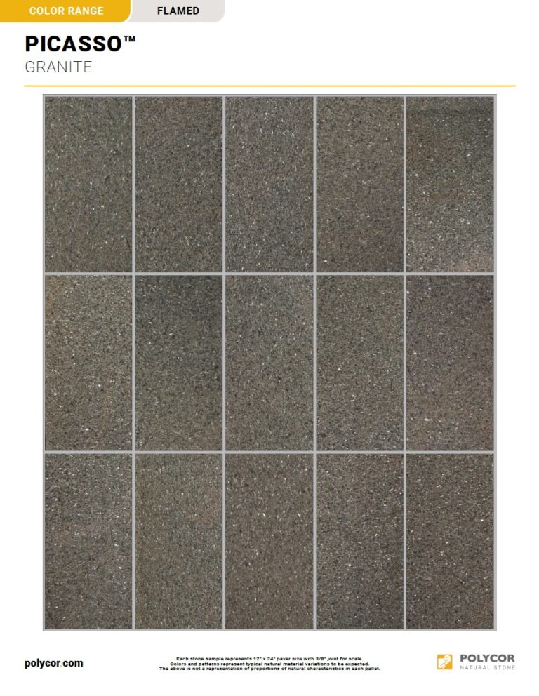 PICASSO™ FLAMED Range Sheet
