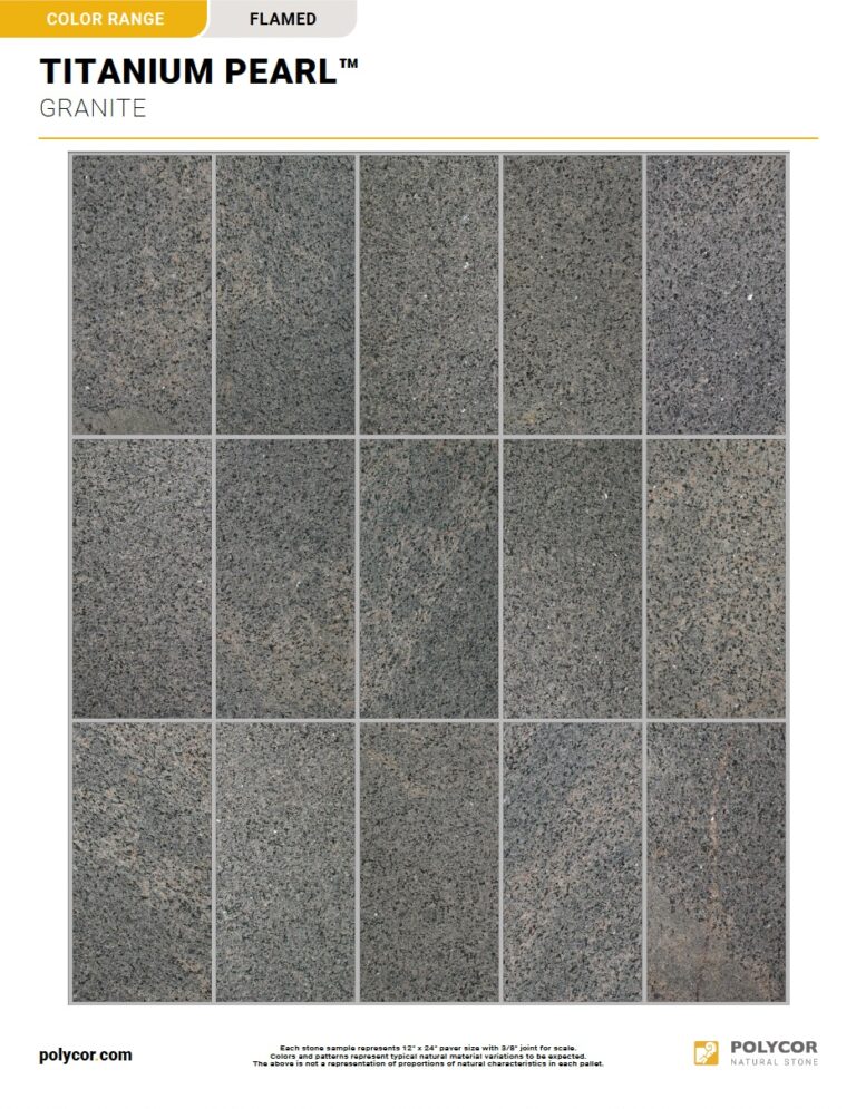 TITANIUM PEARL™ FLAMED Range Sheet