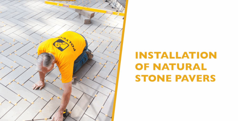 Natural Stone Paver Installation